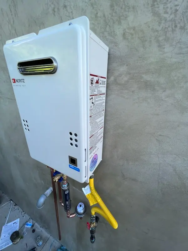 Tankless water heater installation for Mount View homes
